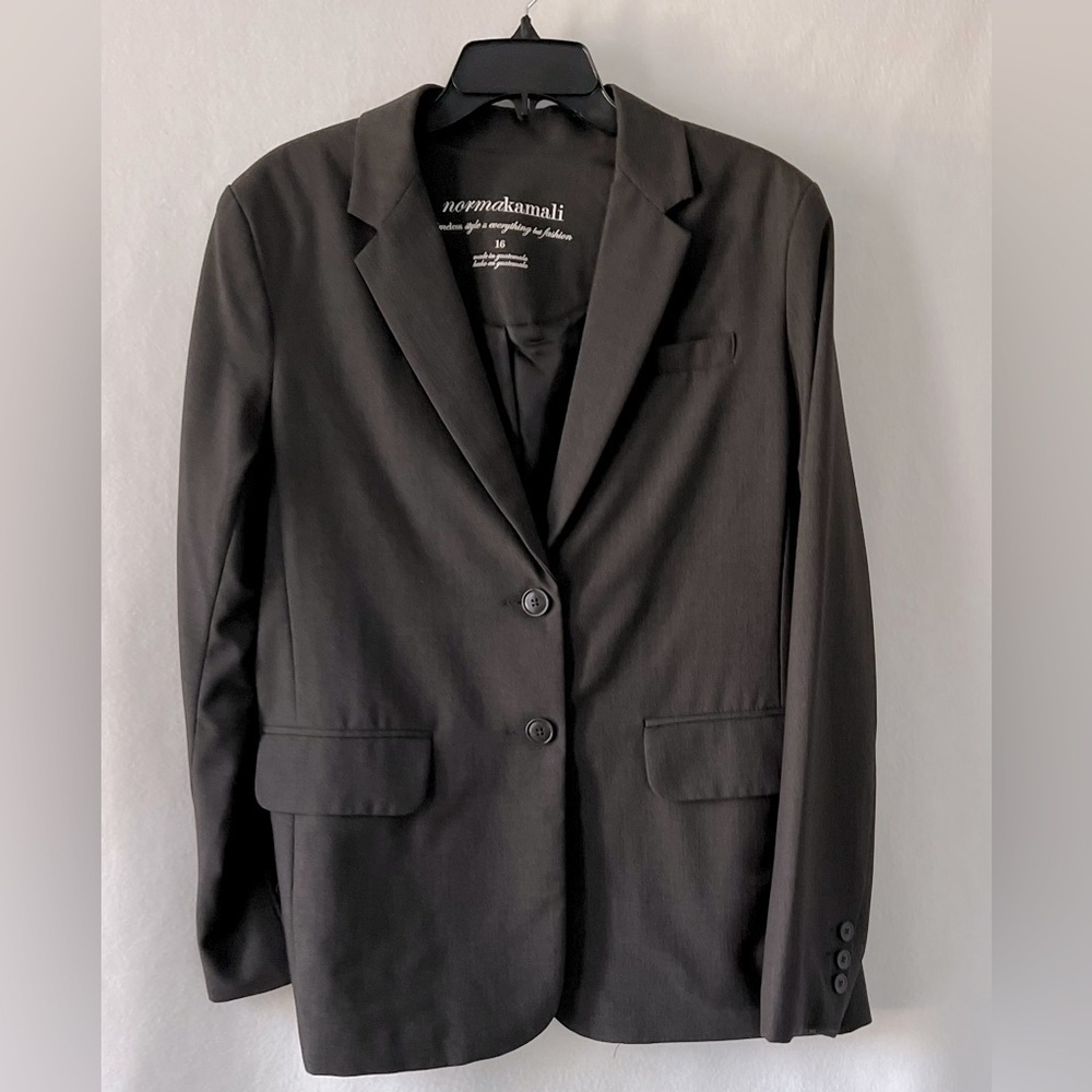 Norma Kamala Size 16 Gray Dress Jacket